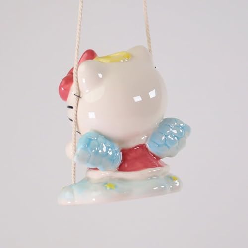 Blue Sky Clayworks Hello Kitty Angel Garden Swinger, Home & Kitchen Accessories, Ceramic, 23760 image 5