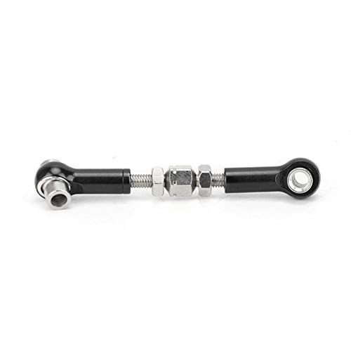 Rc Tie Rod Set, 6Pcs Adjustable Servo Linkage 47Mm For 1/12 And 1/10 Drift Car Truck Buggy Part(Black) #TOP3