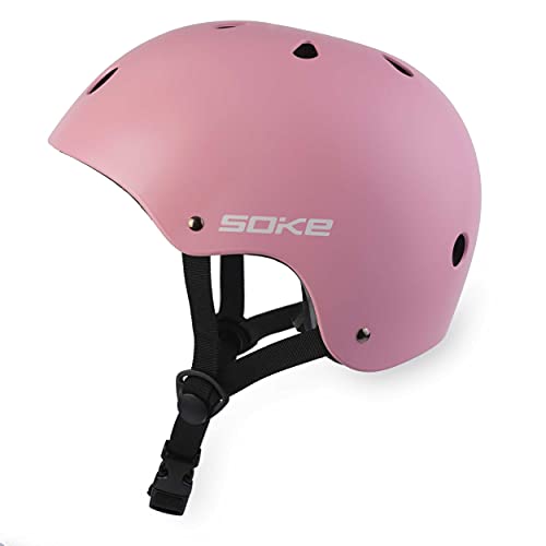 Casco deportivo Soke K1 rosa talla S 2