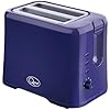 Quest 34869 2 Slice Toaster | Variable Browning Control | Reheat and Defrost | Crumb Tray and Cord Storage, Navy Blue