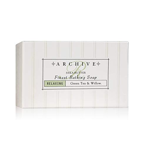 Archive Essentials Green Tea & Willow Shea Butter Facial Soap, 1.25 Ounces Each - Set of 8