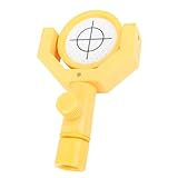 Ejoyous Totalstationsreflektor, ABS-Körperziel-Vermessungsprisma für Hochpräzise Messungen in Tunneln und auf Baustellen (YELLOW)