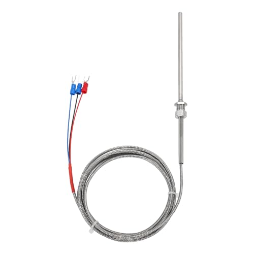 MECCANIXITY PT100 RTD Md XeXX`[ NPT1/8 xZT[v[u -50~500C 6.5tB[g 5x100mm