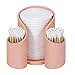Porta cotton fioc – Dispenser portatile da scrivania, organizer per trucchi insapore | Vanity Case adatto ai viaggi, contenitore per filo interdentale e tazze, soluzione compatta per di