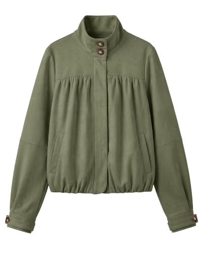 luvamia Womens Casual Jacket Bomber Jackets for Women Womens Jackets