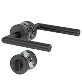 AwmnSrman 8mm Badezimmer Türschloss Türgriffe Innentüren Türklinke Schwarz