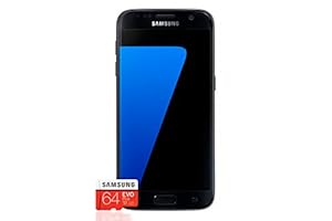 Samsung Galaxy S7 Smartphone Bundle (5,1 Zoll (12,9 cm), 32GB interner Speicher) + Samsung EVO Plus 64GB Speicherkarte - Deutsche Version