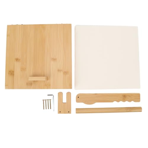 Wooden Tortilla Press Maker Rolling Pin 50 Sheets Parchment Paper Manual Dough Press Machine Kitchen