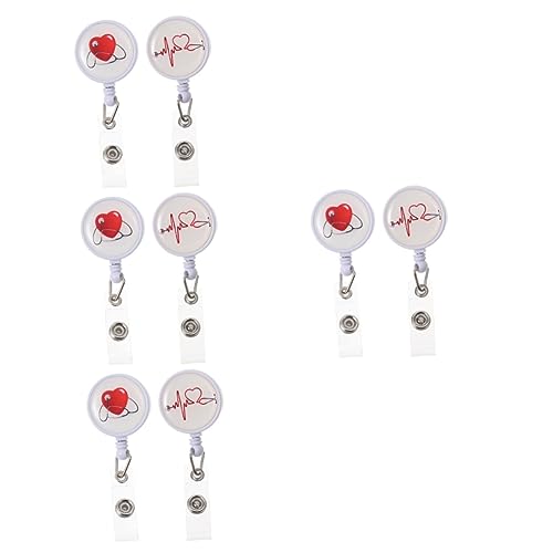 Porte-badges rétractables NUOBESTY anti-perte lot de enrouleurs compacts
