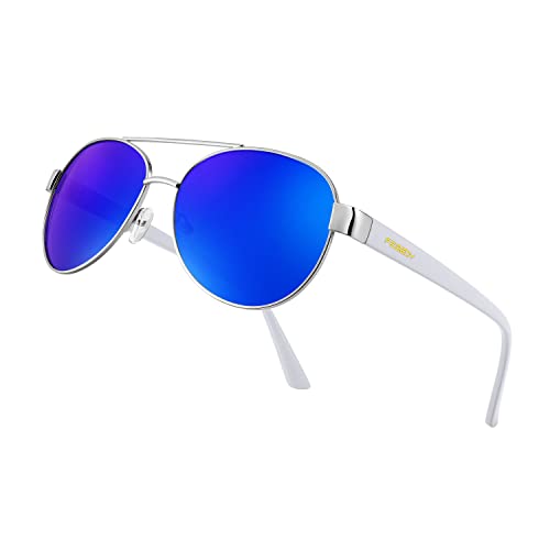 Image of FEISEDY Classic Aviator Sunglasses for Women Pilot Polarized Sunglasses Men UV400 Protection for Driving Fishing Golf B4109