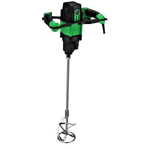 HUFA Profi-Rührwerk 1800 Watt - Ermöglicht das Mischen von diversen Materialien wie Fliesenkleber, Zement, Harz oder Farbe durch einfaches Austauschen der Mischaufsätze