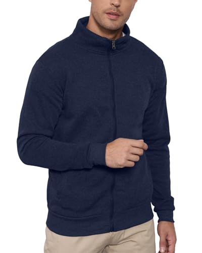 Cooleep Sweatshirt Herren mit Reissverschluss Zipper Hoodie Sweatjacke ohne...