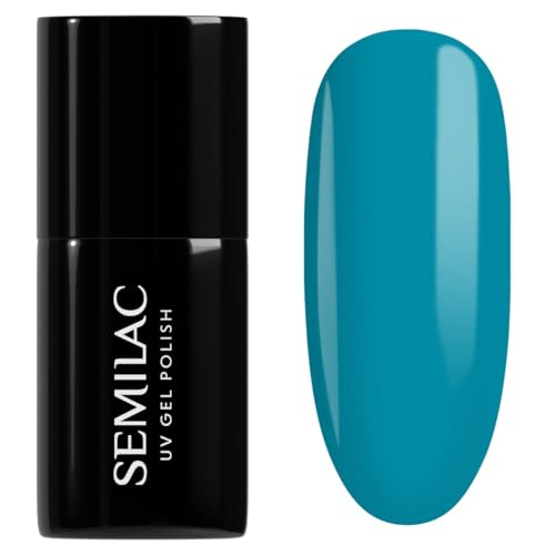 Semilac UV Nagellack Hybrid 449 Captain's Blue 7ml Kollektion Neonz