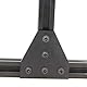 Zeberoxyz 8 STÜCKE Schwarz T-Form-Eckwinkelplatte, 5-Loch 90-Grad-Verbindungsbrettplatte für Schlitz 6 mm 2020 Serie Aluminiumprofil 3D-Druckerrahmen (8 STÜCKE Schwarz-T)
