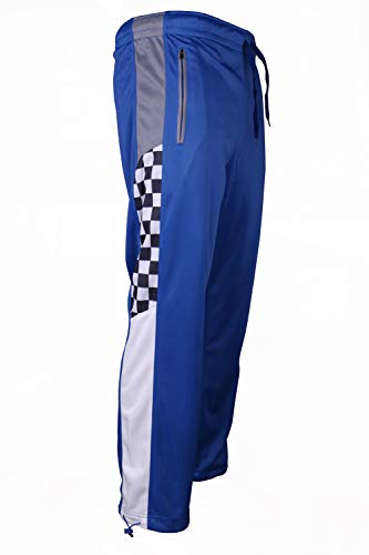 Men's Cubical Designer Straight Legs Summer Spring Fall & Winter Sports Active Jogging Gym Tracksuit (Royal Blue, 3Xl) #TOP5