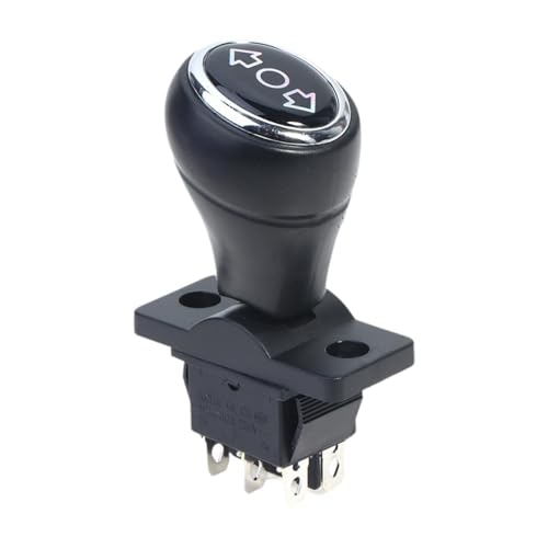 Fenteer Leva del cambio a 4 marce per auto elettriche per bambini, interruttore avanti/indietro, con marcia alta/bassa, compatibile con auto giocattolo e moto da 12 V, nero