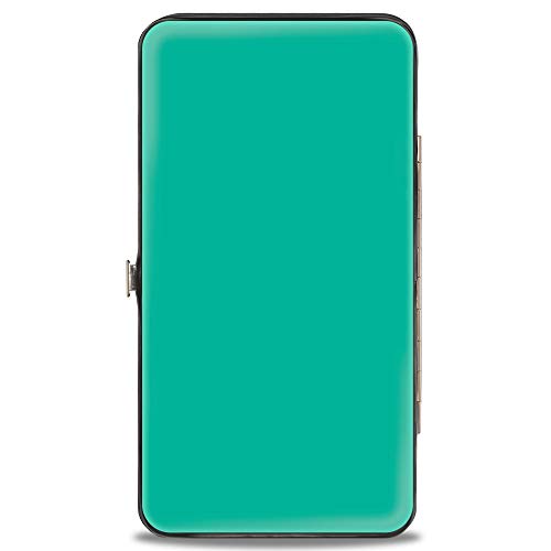 Buckle-Down unisex adults Buckle-down Hinge - Teal Wallet, Multicolor, 7 x 4 US2