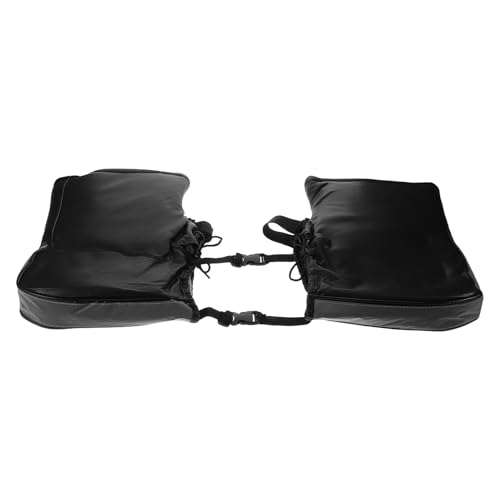 VINTORKY 2 Piezas Guantes para Accesorios de Bicicleta para Bicicletas de Adultos Guantes de Algodon Guantes de Motorista Manguitos para vehículos Todo Terreno pogies Cuero PU
