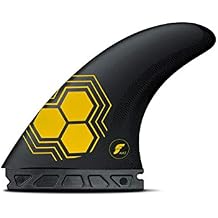 Future Fins FAM2 Alpha Thruster Fin Set Carbon/Teal Blue - Large