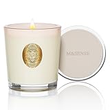 M&SENSE アロマキャンドル キャンドル ジャスミンの香り 蓋付き 55時間 長時間 290g 花の香り ソイキャンドル おしゃれ 香薰蜡烛 癒しグッズ ホワイトデー バレンタイン 母の日 ギフト 女性向け プレゼント