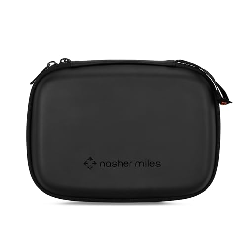 Image of Nasher Miles Portable All-in-One Tech Kit Pro | Durable Travel Organizer | Electronics Gadgets Storage Case for Adapters, Cables, Power Banks, Hard Disks, SD Cards (Black)
