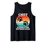 Chet Home For Wayward Dogs Apellido Camiseta sin Mangas
