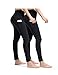 Produktbild ALONG FIT Leggings Damen mit Taschen, 2er Pack Nicht durchsichtig Sporthose Damen Dehnbar Yogahosen für Damen