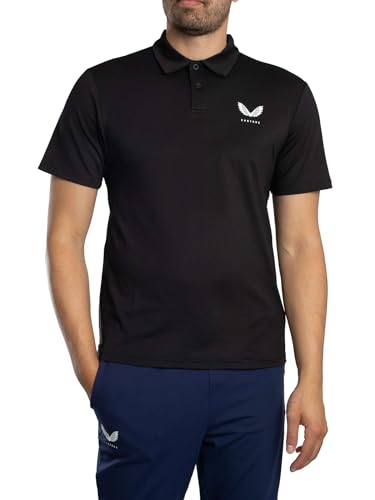 Castore Men's Onyx Polo, Black, S