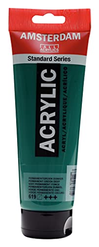 Amsterdam Standard Series Acrylic Tube 250ml Permanent Green Deep 619