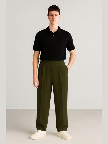 Image of Korean Pants for Man | Trousers for Man | Korean Trousers | Baggy Trackpants - Look Effortlessly Stylish, Feel Confident, Move Freely, Travel in Comfort