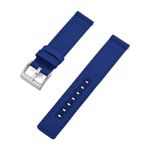 LLOLJDJKL iCEHb`Xgbv 20mm 22mm LoXiCEHb`oh NCbN[X Samsung AmazfitX}[gEHb`Ή(Blue Silver,22mm)