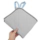 Beaupretty Rollstuhlauflage Sitzkissen Für Ältere Menschen Kissenbezug Für Rollstuhlfahrer Rollstuhlzubehör Für Erwachsene Spritzwassergeschützte Bettunterlagen, Waschbar Light Grey Polyester