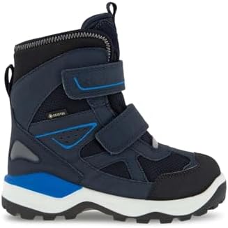 ECCO Boys Snow Mountain Boot Snow Boots, Black Night Sky Night Sky, 24 EU