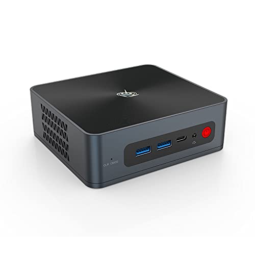Beelink Windows11 Pro Mini Pc SEi8, 8th Generation Intel Core i5-8279U up to 4.1GHz, 8G DDR4 RAM/256G NVMe SSD, 4K Wi-Fi5 BT4.0 USB3.0/HDMI2.0/Type-C, Auto Power on/WOL/PXE, for Home/School/Office Cover