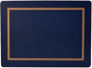 Pimpernel 40.1 x 29.8cm MDF with Cork Back Classic Midnight Placemats, Set of 4, Multi-Colour