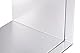 MAUL Buchstütze aus Aluminium (2er Pack) 10x8x10cm | Bücherhalter, Organizer für Kinder, Bücher, Büro, Regal | Bücherstütze im stilvollen Aluminium Design, möbelschonender Buchhalter | Silber
