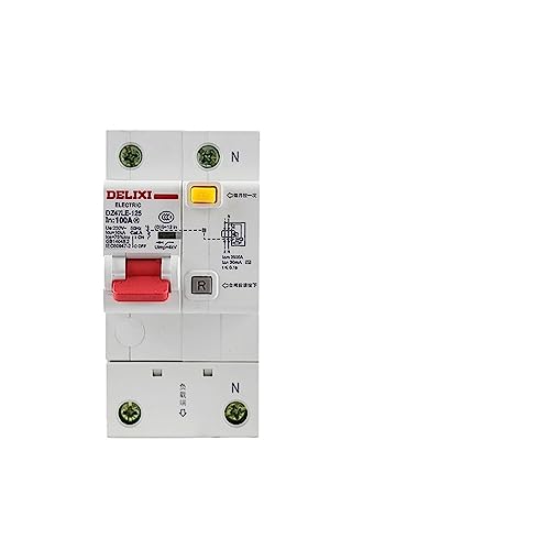 Disjoncteur électrique DZ47LE-1251P 80A pour tableau modulaire - 5