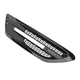 Pour BMW Série 5 F10 Berline Pour M5 (2011-2017) : Cadre de sortie d'air de calandre, B (1 paire)