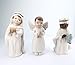 Artisan Flair 12 Pcs Nativity Set Small Figurines for Nativity Scene - Religious Gifts Precious Moment - Christmas Manger Nativity Sets for Kids, Resin White