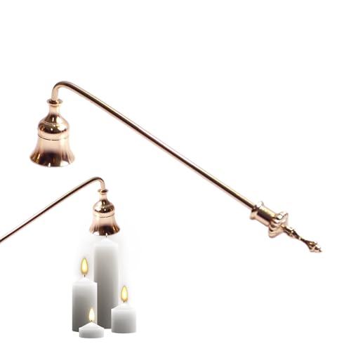 Yidueace ljussläckare, tillverkad av järn och aluminium, för säker släckning av vektlågan hemma, födelsedag, hus, inflyttningsfest