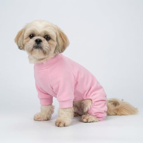 Pijama para perros que evita temblores por frío con mameluco polar Fitwarm XL 4