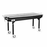 Backyard Pro CHAR60 60' Heavy-Duty Steel Charcoal Grill with...