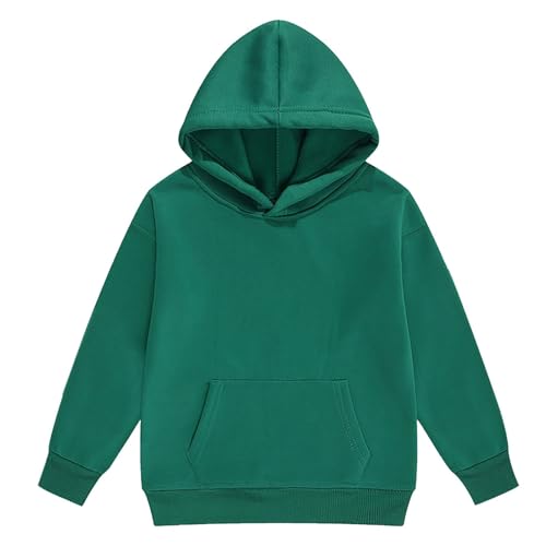 Girls Boys 2pc Tracksuit Athletic Sweatsuits Sets Kids Plain Hoodie Sweatshirt and Jogger Sweatpants Clothing Sets Toddler2