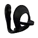 FST Erection Enhancing Cock Ring and Anal Plug Combo, Male Anal Silicone Sex Toy, Stimulate Prostate Achieve Incredible Orgasms, Black