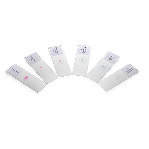 Labvida Basic Biology Prepared Microscope Slides, 50pcs of Microscope Specimen Slides, Packed in Fitted Wooden Storage Box, LVQ091