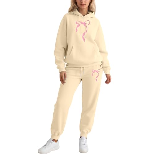 Survêtement décontracté et doux en taille L : ensemble sweat et pantalon long