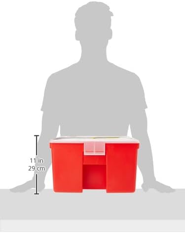 Miniatura 4 de Plano Molding 932001 - Organizador portátil con tapa, color rojo