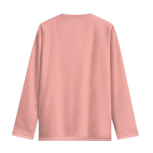 Image of Kids Long Sleeve Shirts for Girls 3-16 Year Old Cute Clothes for Teen Girls Casual Workout Tops