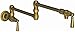 Newport Brass 2470-5503/06 Pot Filler - Wall Mount Antique Brass Jacobean