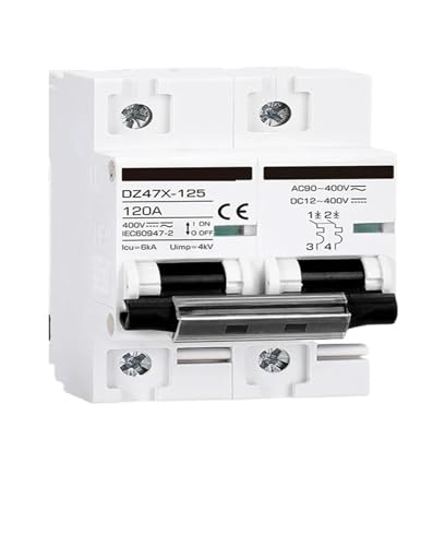 Disyuntor CC 400V para aislar batería de placas solares en furgonetas camper y hogar